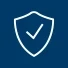 Sicherheit, weiß auf dunkelblau 46196webp 68x